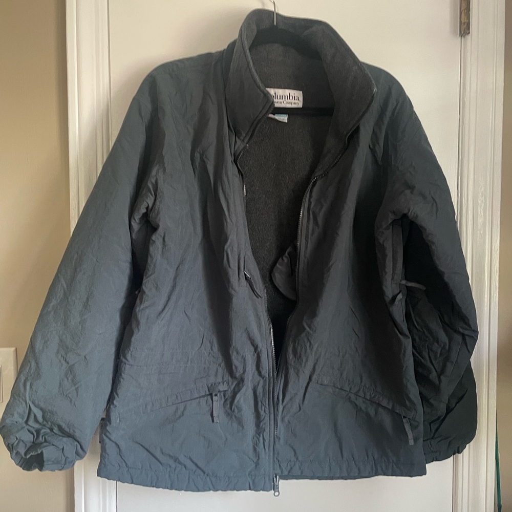 Women’s Columbia jacket interchangeable fleece size L